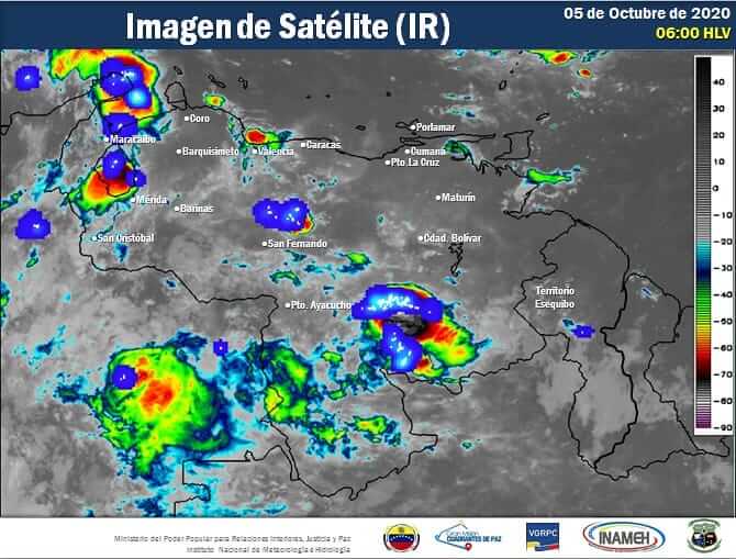 Zona de Convergencia Intertropical continúa generando nubosidad y lluvias en gran parte del país
