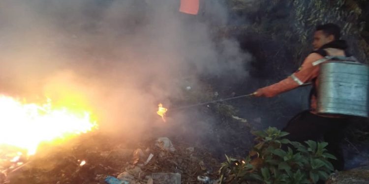 Se han combatido quince incidentes originados en terrenos baldíos de vegetación arbustiva.