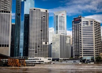 Brisbane, Australia afectada por las lluvias.