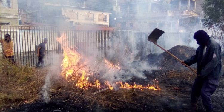 Protección Civil apela a la conciencia y llama a evitar incendios en Mariño
