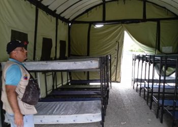 Gobierno Nacional instala carpas de triaje en el Sur del Lago