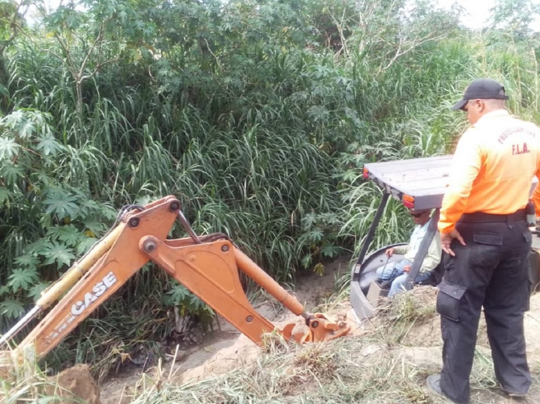 PC supervisó el saneamiento de más de 100 metros lineales del río Turmero