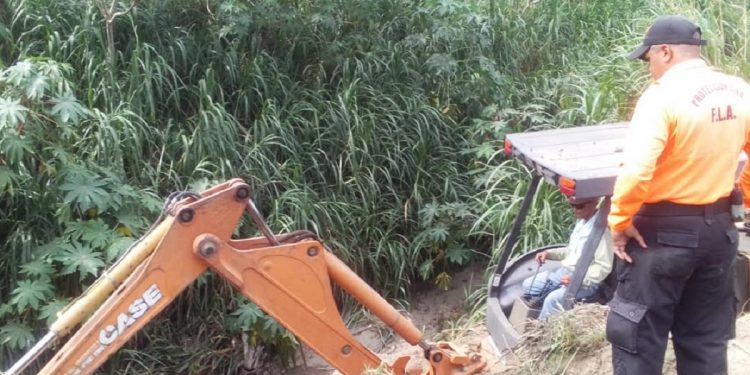 PC supervisó el saneamiento de más de 100 metros lineales del río Turmero