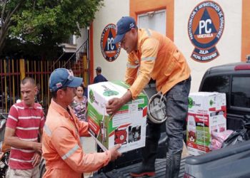 Enviadas más de 40 toneladas de ayuda humanitaria a varios estados del país