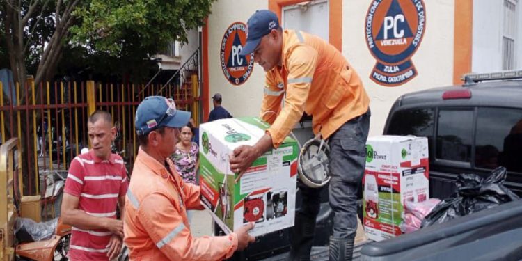 Enviadas más de 40 toneladas de ayuda humanitaria a varios estados del país