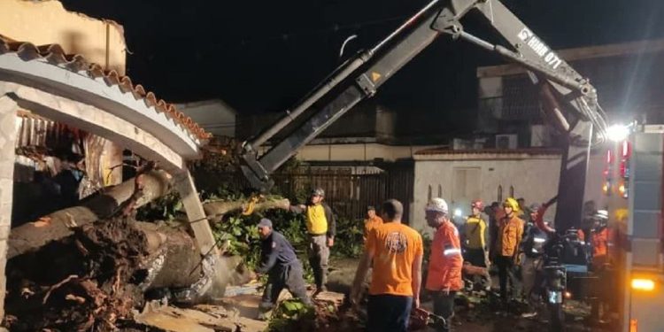 SNGR atiende afectaciones en el estado Lara tras fuertes lluvias