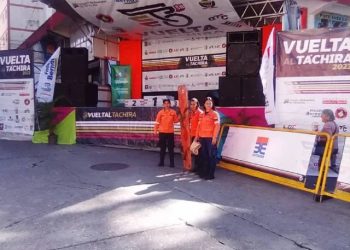 continúa labores de prevención durante la edición número 58 de la Vuelta al Táchira en Bicicleta 2023