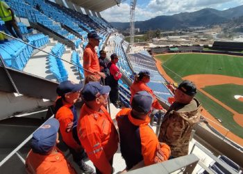 SNGR inspeccionó espacios del Estadio Monumental Caracas Simón Bolívar