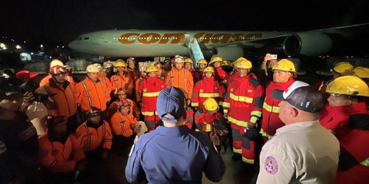 Venezuela envía comisión mixta de especialistas en rescates y búsquedas a Türkiye y Siria