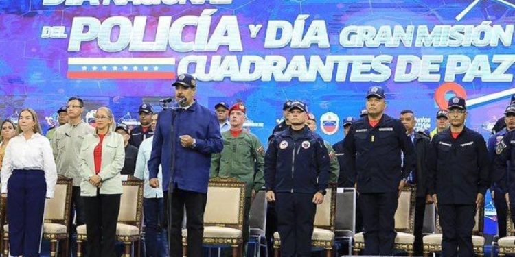 Acto aniversario del día nacional del Policía y la Gran Misión Cuadrantes de Paz