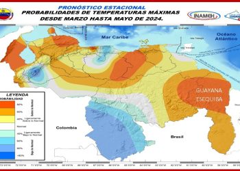 Inameh pronostica altas temperaturas los próximos 3 meses en el país