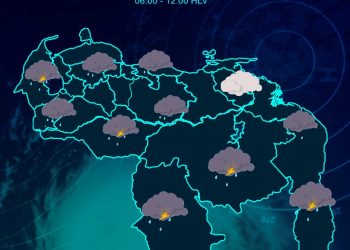Línea de inestabilidad atmosférica genera nubosidad densa en La Gran Caracas, Aragua y Carabobo