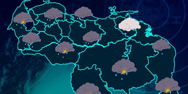 Línea de inestabilidad atmosférica genera nubosidad densa en La Gran Caracas, Aragua y Carabobo