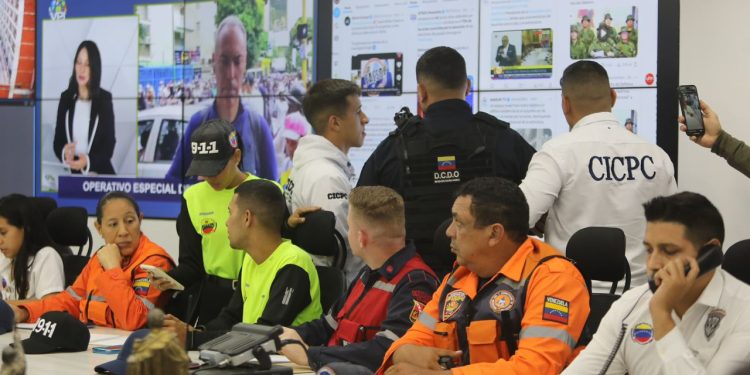 Órganos de seguridad desplegados para contener Golpe de Estado contra el presidente Maduro