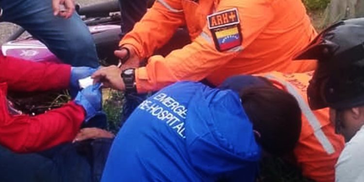 Héroes naranja atendieron siniestro vial en San Cristóbal