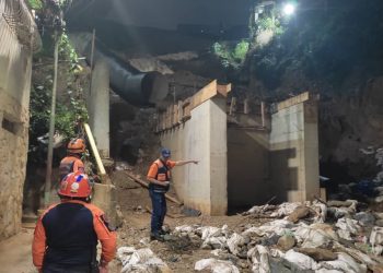 Protección Civil inspecciona sector de Cotiza tras las recientes lluvias