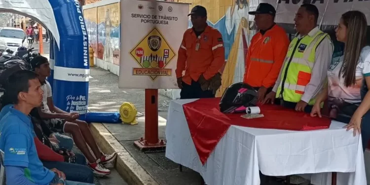 Autoridades en Portuguesa se unen para concienciar sobre el respeto a las leyes de tr谩nsito