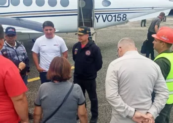 Viceministro de Protección Civil supervisa caudal del río Chama en respuesta a intensas lluvias en Zulia