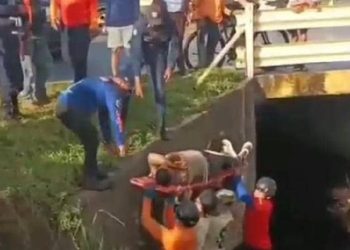 ZOEDAN rescató motorizado en un Canal de Riego en Barinas