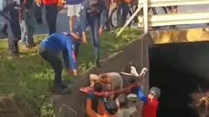 ZOEDAN rescató motorizado en un Canal de Riego en Barinas