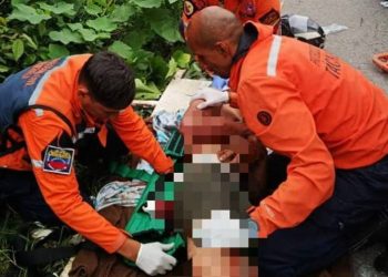 SNRG rescató a un joven tras caer por un barranco en Táchira