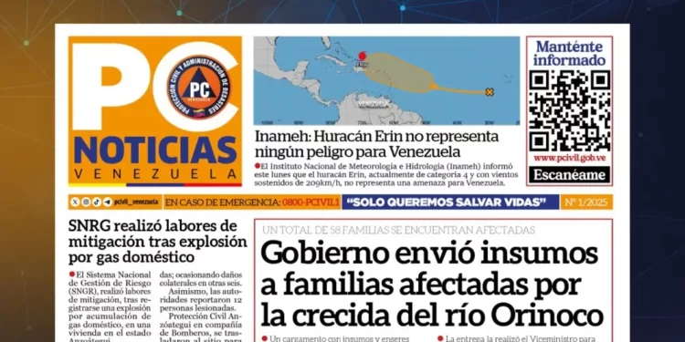 Protección Civil Nacional publica su primer Boletín Informativo