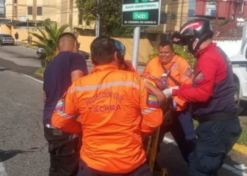 DNPCAD atendió emergencia vial en Táchira