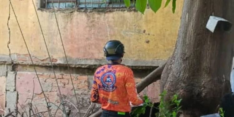 REDAN Guayana realiza labores de mitigación de riesgos en una vivienda