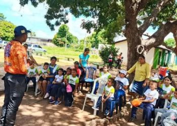 DNPCAD capacita en materia de gestión de riesgos a niños en Bolívar
