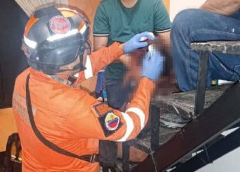PC Táchira atendió a un hombre tras caer desde una altura de más de 2 metros