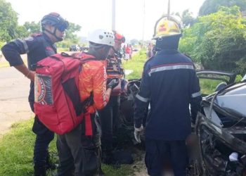 Protección Civil atendió accidente de tránsito en el estado Bolívar