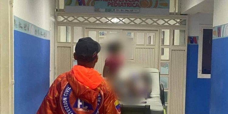PC Roscio atendió a una niña tras caerse de una altura de dos metros