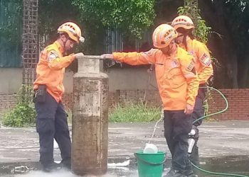 DNPCAD mitiga riesgos por fuga de gas en Táchira