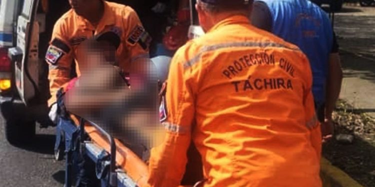 DNPCAD atendió colisión en Táchira