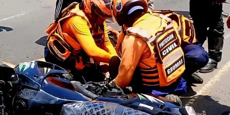 Protección Civil atendió accidente automotriz en Anzoátegui