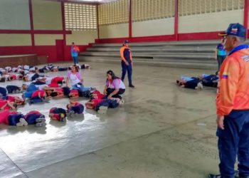 PC Portuguesa realizó simulacro de desalojo en el Colegio Fe y Alegría La Coromoto