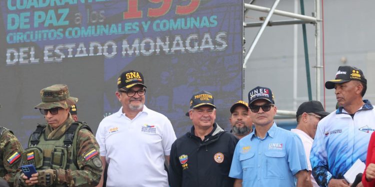 Viceministro Oti participó en la activación de los Cuadrantes de Paz en el estado Monagas