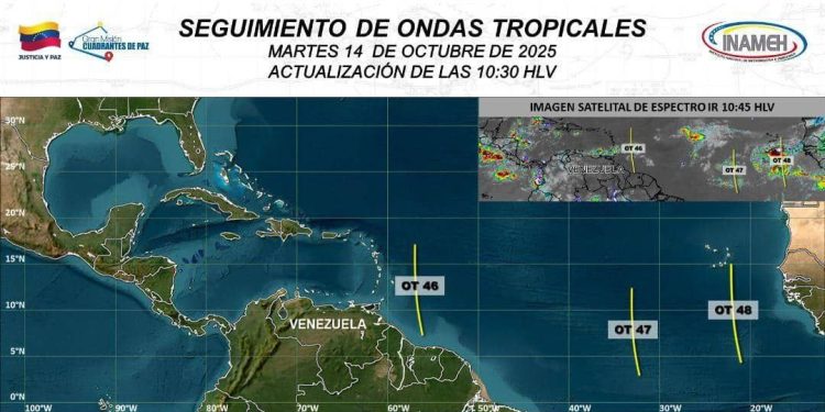 DNPCAD realiza despliegue preventivo ante la llegada de la Onda Tropical N°46