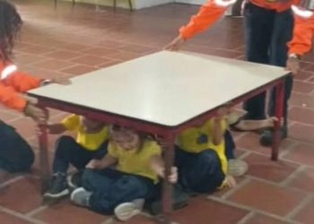 Protección Civil realizó jornada de autoprotección en Centro Educativo Inicial en el estado Táchira