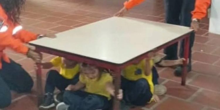 Protección Civil realizó jornada de autoprotección en Centro Educativo Inicial en el estado Táchira