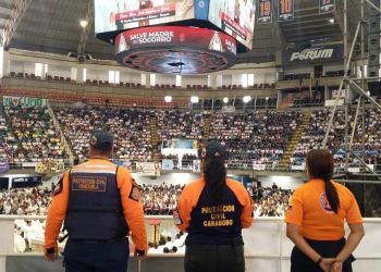 Protección Civil Carabobo resguarda celebración del día de la Venerable Imagen de Nuestra Señora del Socorro