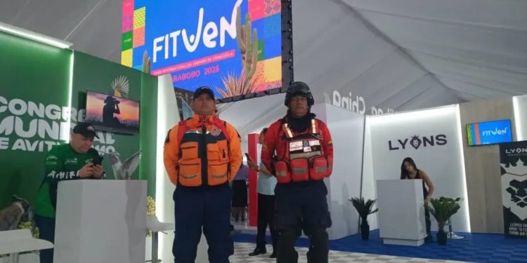 Protección Civil Carabobo realizó jornada preventiva en la FITVEN 2025