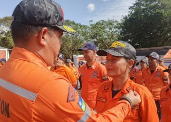 Protección Civil Portuguesa realizó acto de Ascensos en el Centro de Formación Técnico Táctico en Gestión de Riesgo