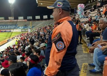 Protección Civil del estado Zulia realizó guardias preventivas en el Estadio Luis Aparicio de Maracaibo