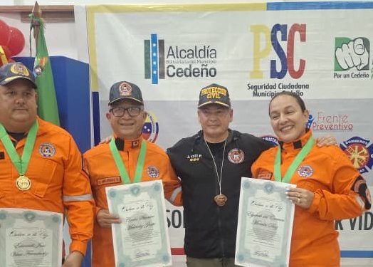 Viceministro Oti asistió al acto de ascenso en conmemoración al 24° Aniversario de Protección Civil en Monagas