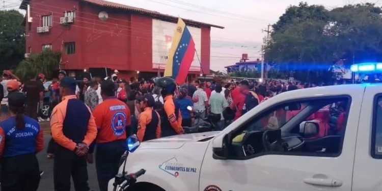 SNGR realizó Guardia de Prevención y Seguridad en la marcha de aniversario del PSUV en el estado Barinas
