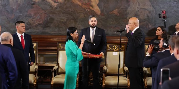 Delcy Rodríguez asume como Presidenta Encargada de la República Bolivariana de Venezuela