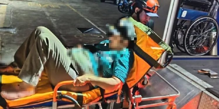 Protección Civil Táchira trasladó a centro asistencial a una sexagenaria tras una caída