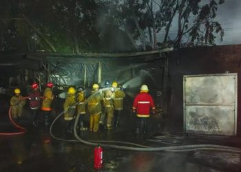Protección Civil controló incendio de gran magnitud en el estado Miranda