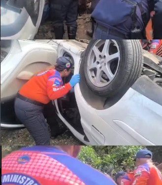 SNRG atiende dos accidentes en la autopista Caracas-La Guaira